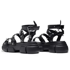 A Raining Vengeance Charm Platform Sandals<KOI footwear Hot