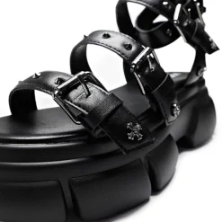A Raining Vengeance Charm Platform Sandals<KOI footwear Hot