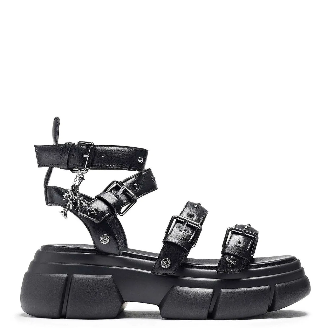 A Raining Vengeance Charm Platform Sandals<KOI footwear Hot