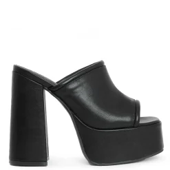 Balsa Black Heeled Mules<KOI footwear Hot
