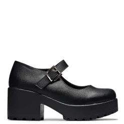 Black Chunky Platform Mary Jane Shoes<KOI footwear