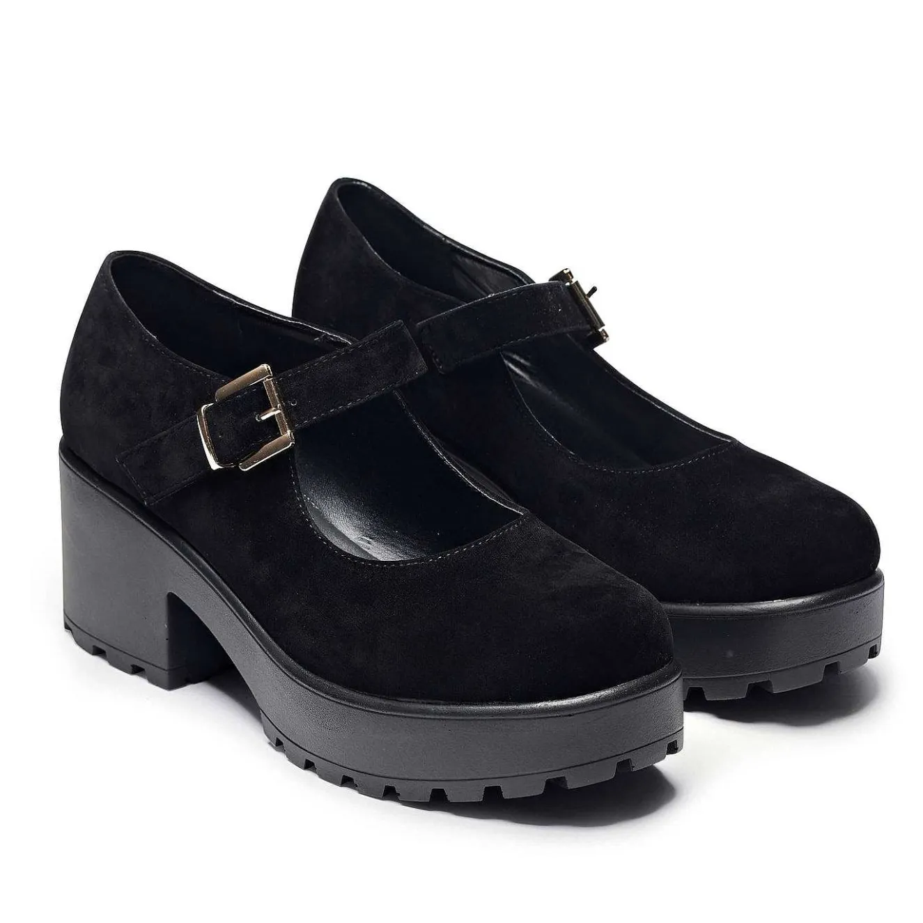 Black Chunky Platform Mary Jane Shoes<KOI footwear Discount