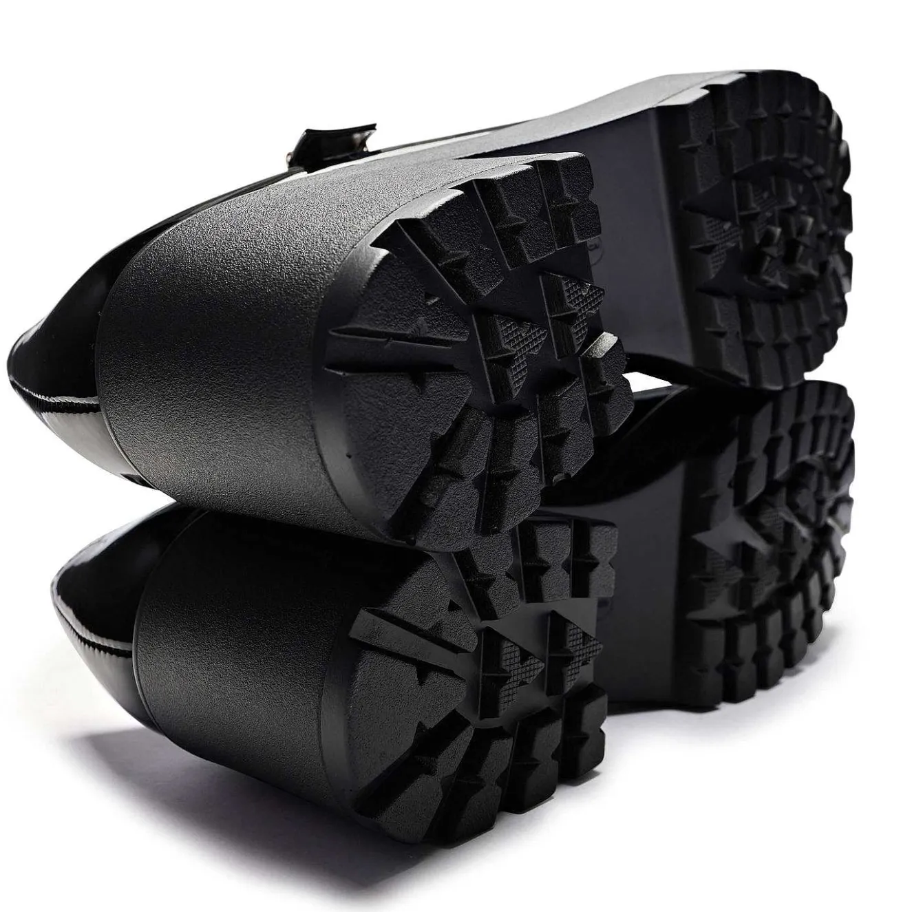 Black Chunky Platform Mary Jane Shoes<KOI footwear Clearance