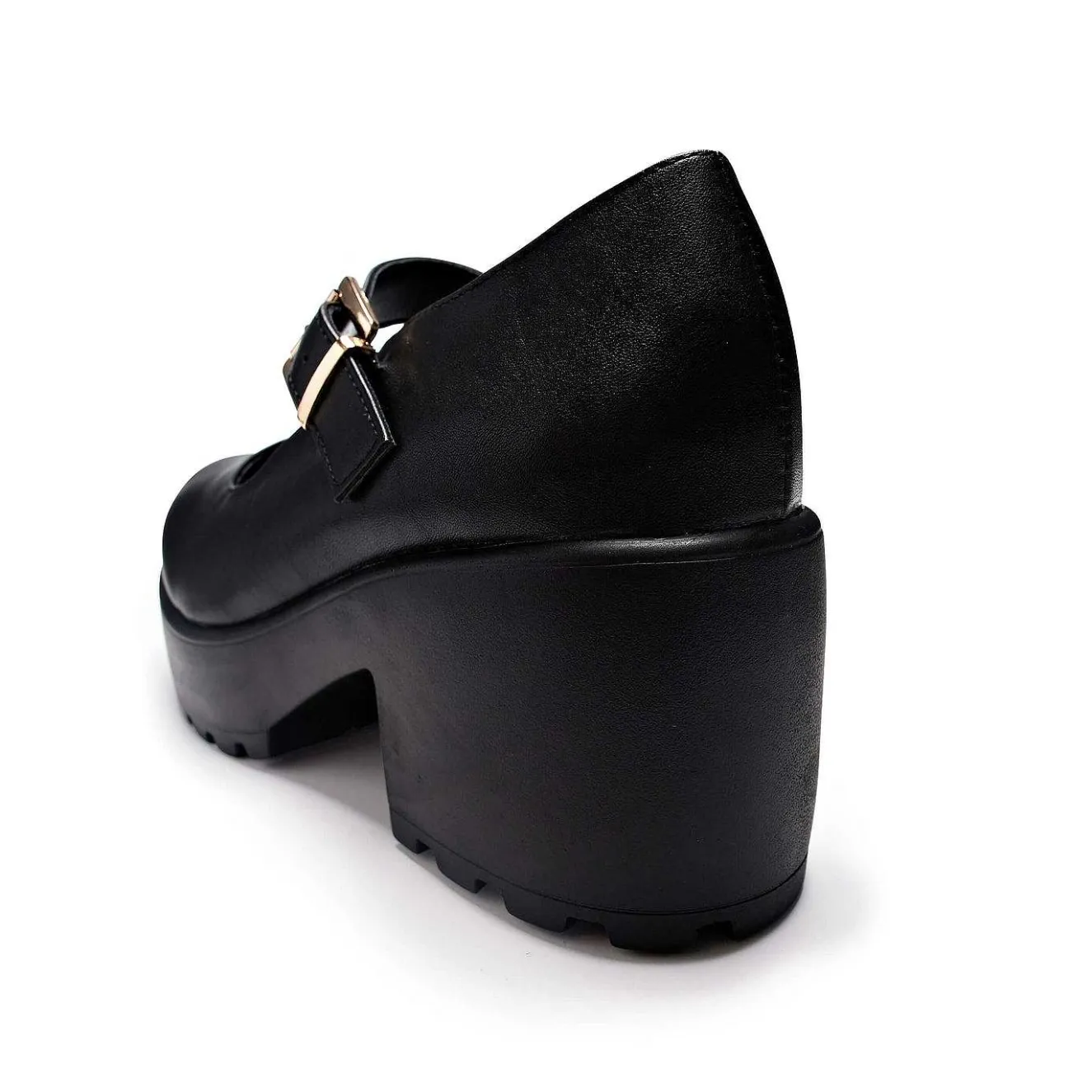 Black Chunky Platform Mary Jane Shoes<KOI footwear Sale
