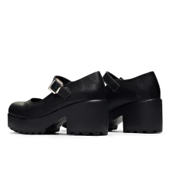 Black Chunky Platform Mary Jane Shoes<KOI footwear Sale