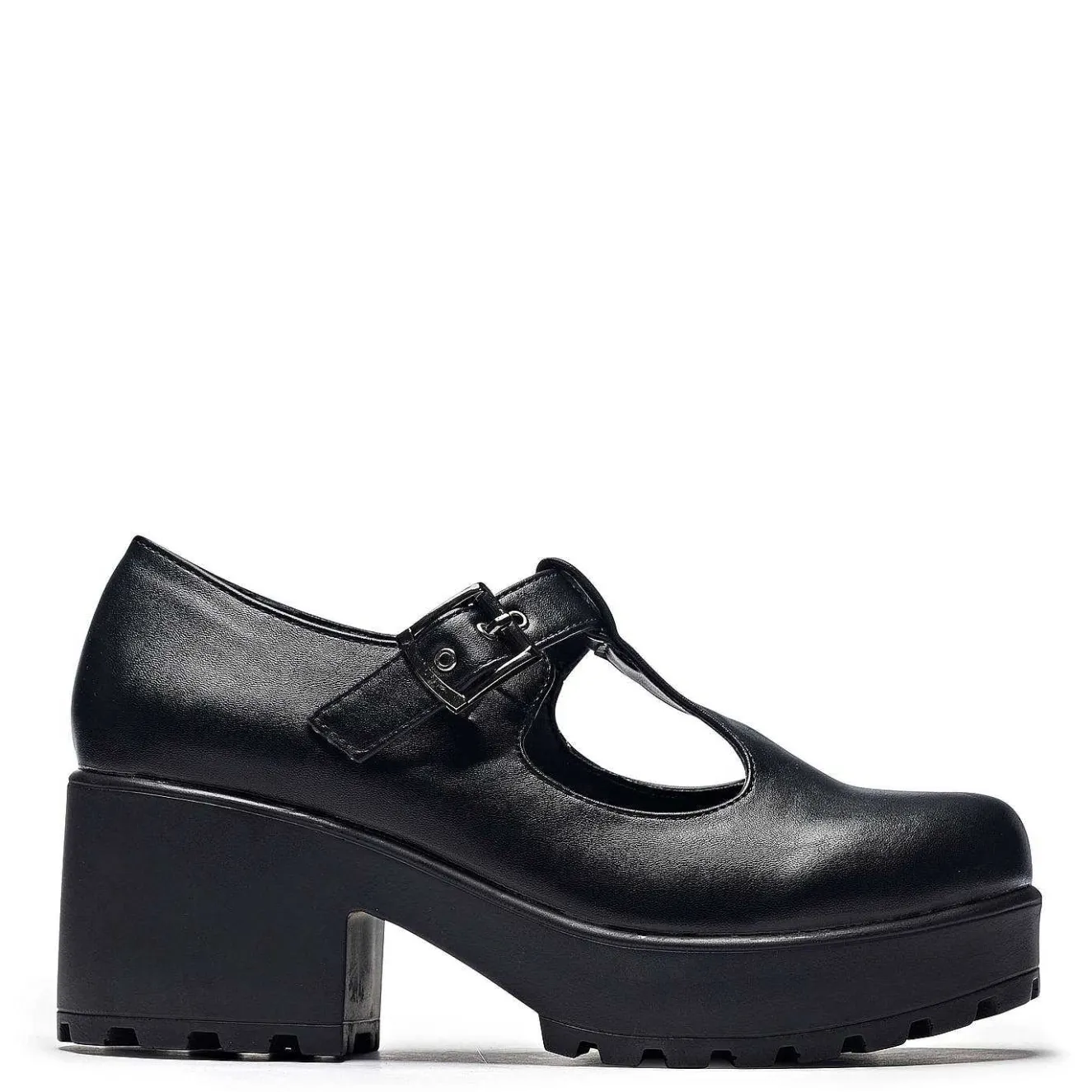 Black Chunky Platform Mary Jane Shoes<KOI footwear Best