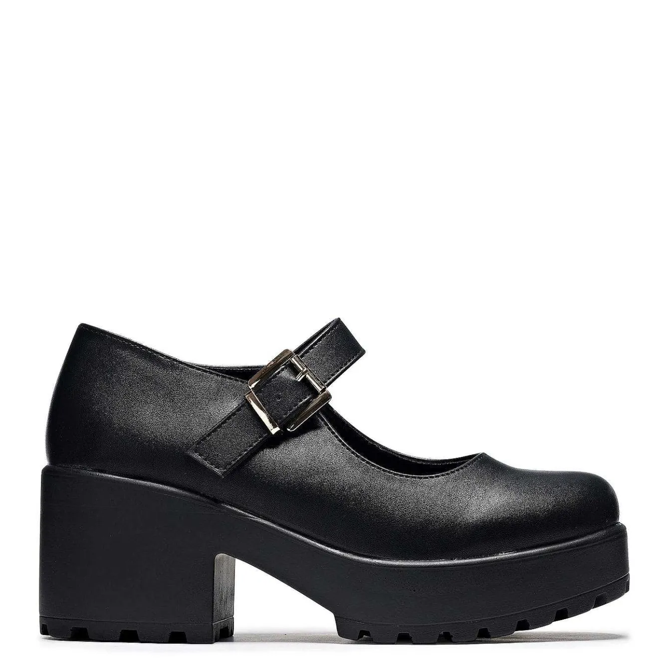 Black Chunky Platform Mary Jane Shoes<KOI footwear Sale