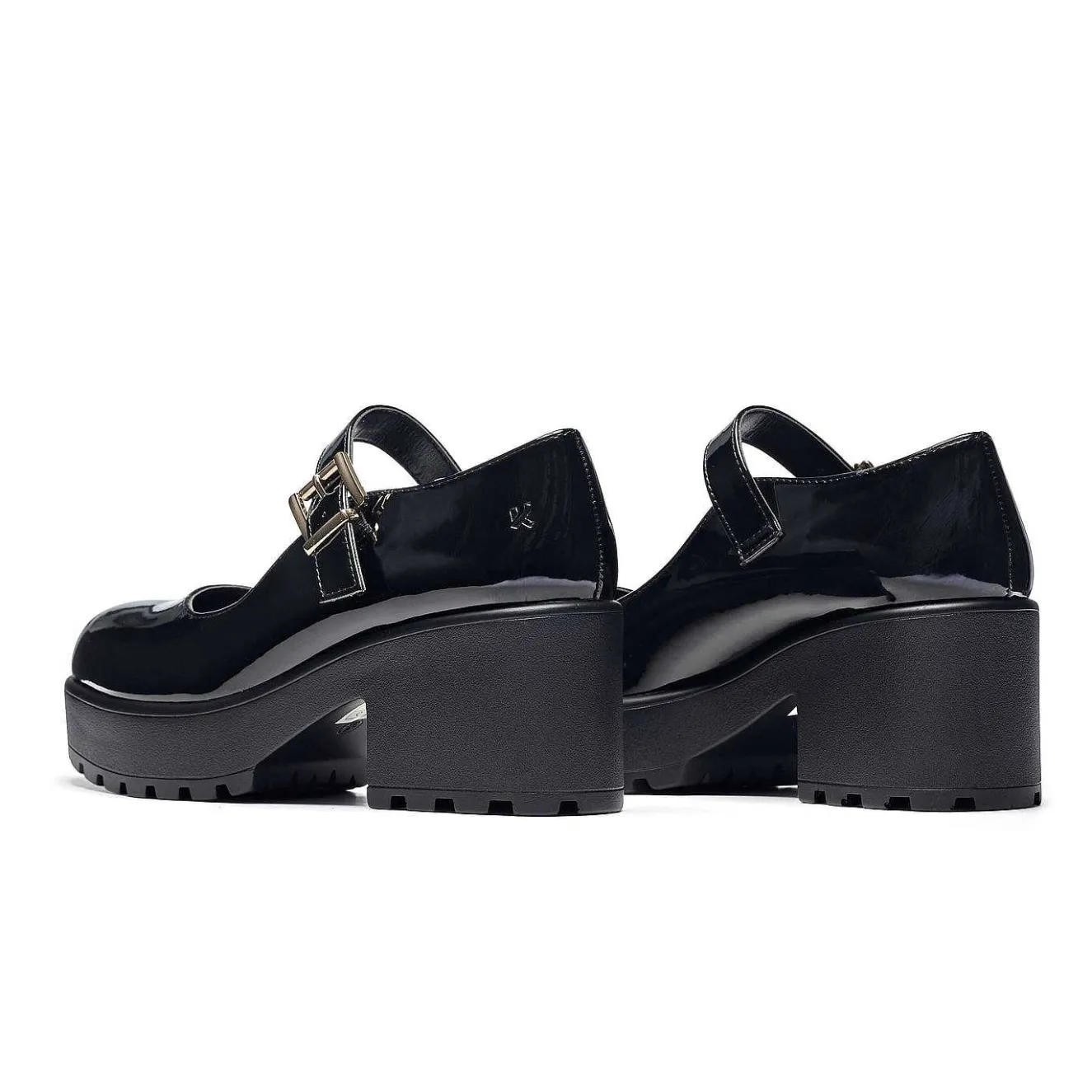 Black Chunky Platform Mary Jane Shoes<KOI footwear Discount