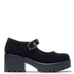 Black Chunky Platform Mary Jane Shoes<KOI footwear Outlet