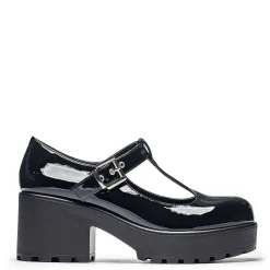Black Patent Chunky Platform Mary Jane Shoes<KOI footwear Discount