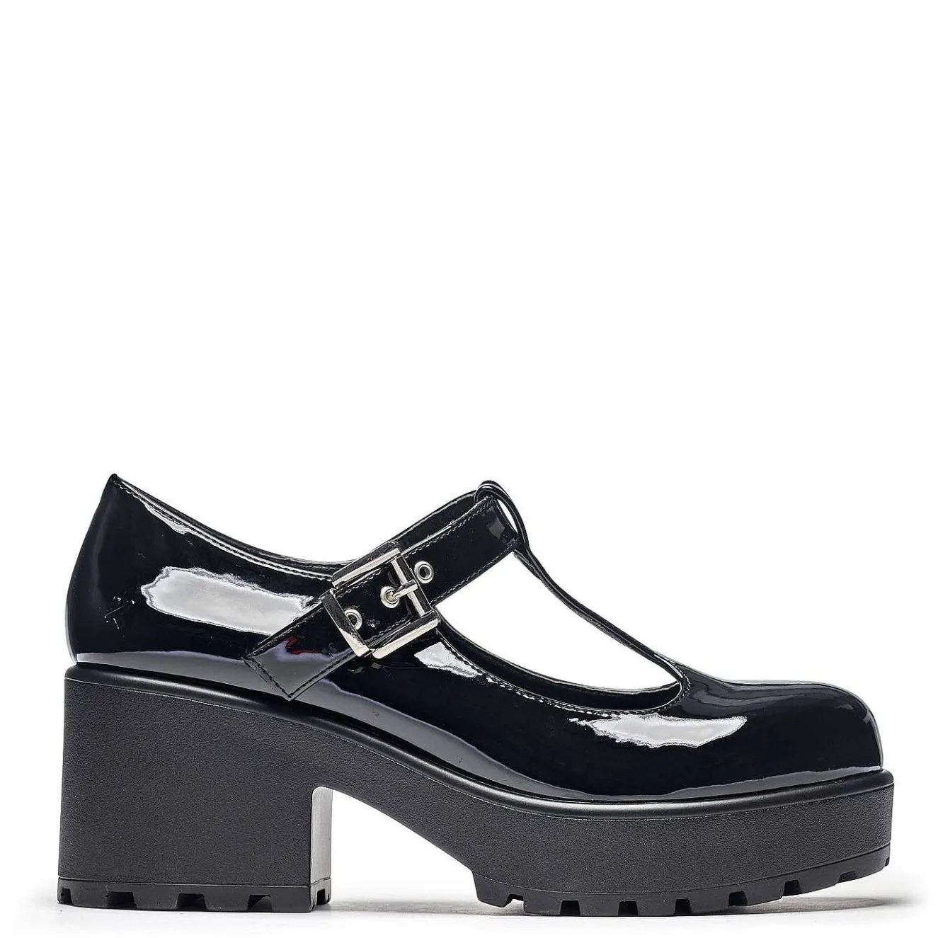 Black Patent Chunky Platform Mary Jane Shoes<KOI footwear Discount
