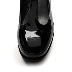 Black Patent Chunky Platform Mary Jane Shoes<KOI footwear Discount