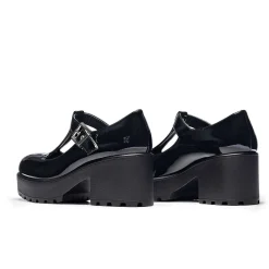 Black Patent Chunky Platform Mary Jane Shoes<KOI footwear Discount