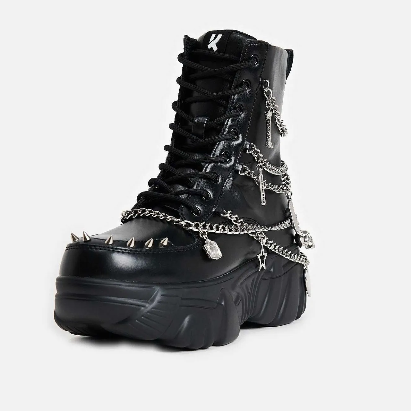 Boned Catch Black Mystic Charm Boots<KOI footwear New