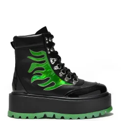 Cha Cha Cha Hologram Flame Boots<KOI footwear Outlet