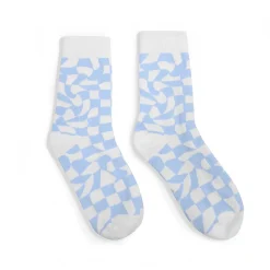Check Mate Multi Pack Socks- Pink & Blue<KOI footwear Outlet