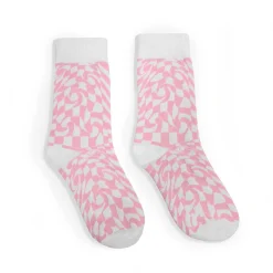 Check Mate Multi Pack Socks- Pink & Blue<KOI footwear Outlet