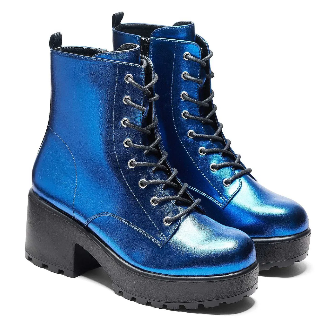 Cobalt Haze Military Platform Boots | Women'S Boots |<KOI footwear New