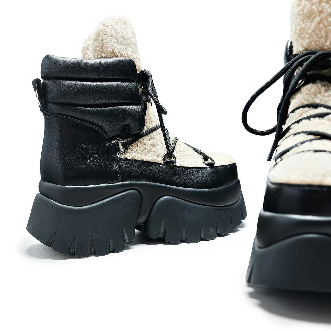 Cream Fluffy Vilun Winter Boots | Snow & Winter Boots |<KOI footwear Best