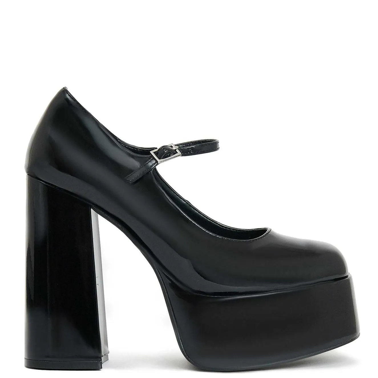 Darkbloom Black Patent Platform Heels<KOI footwear Discount