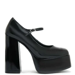 Darkbloom Black Patent Platform Heels<KOI footwear Clearance