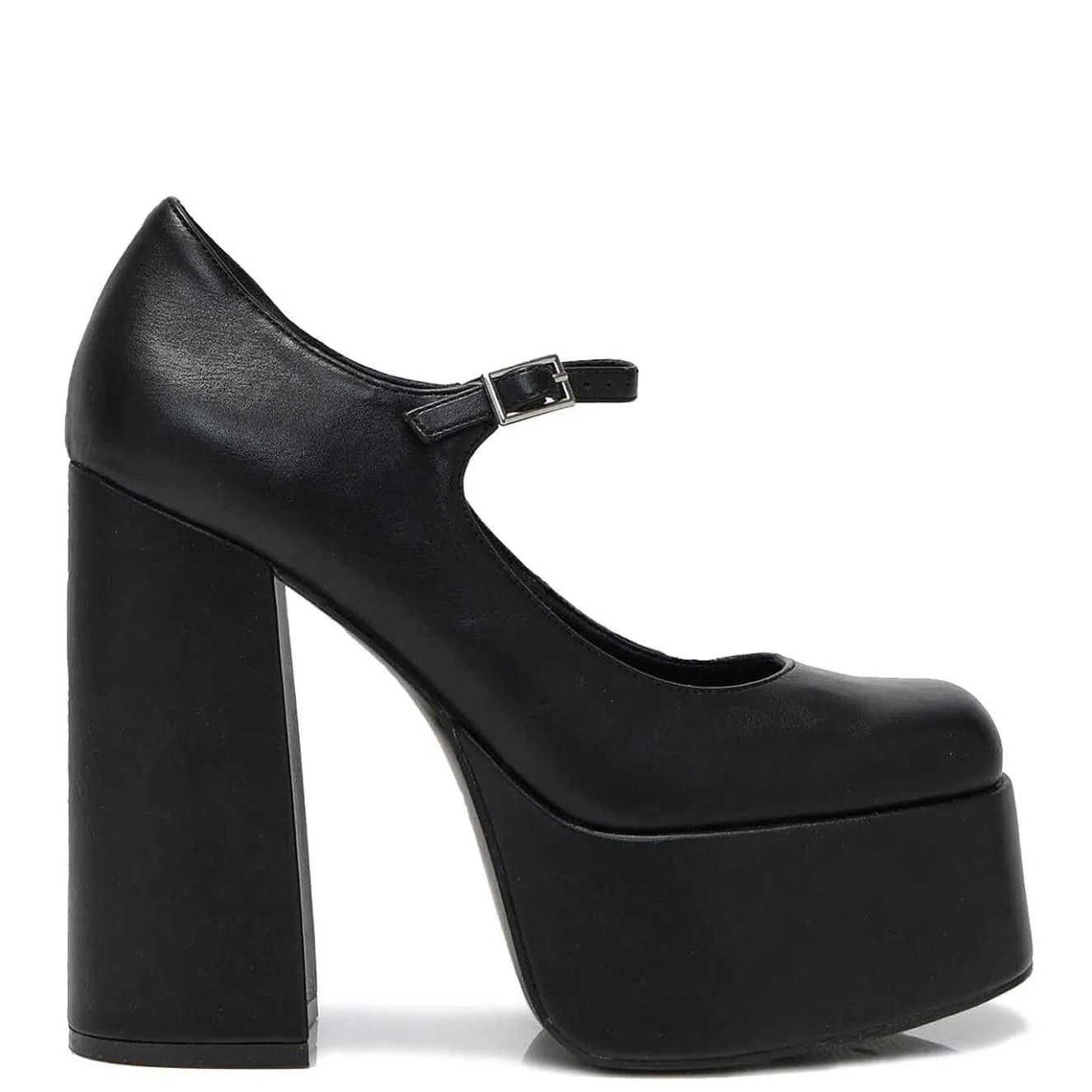 Darkbloom Black Platform Heels<KOI footwear