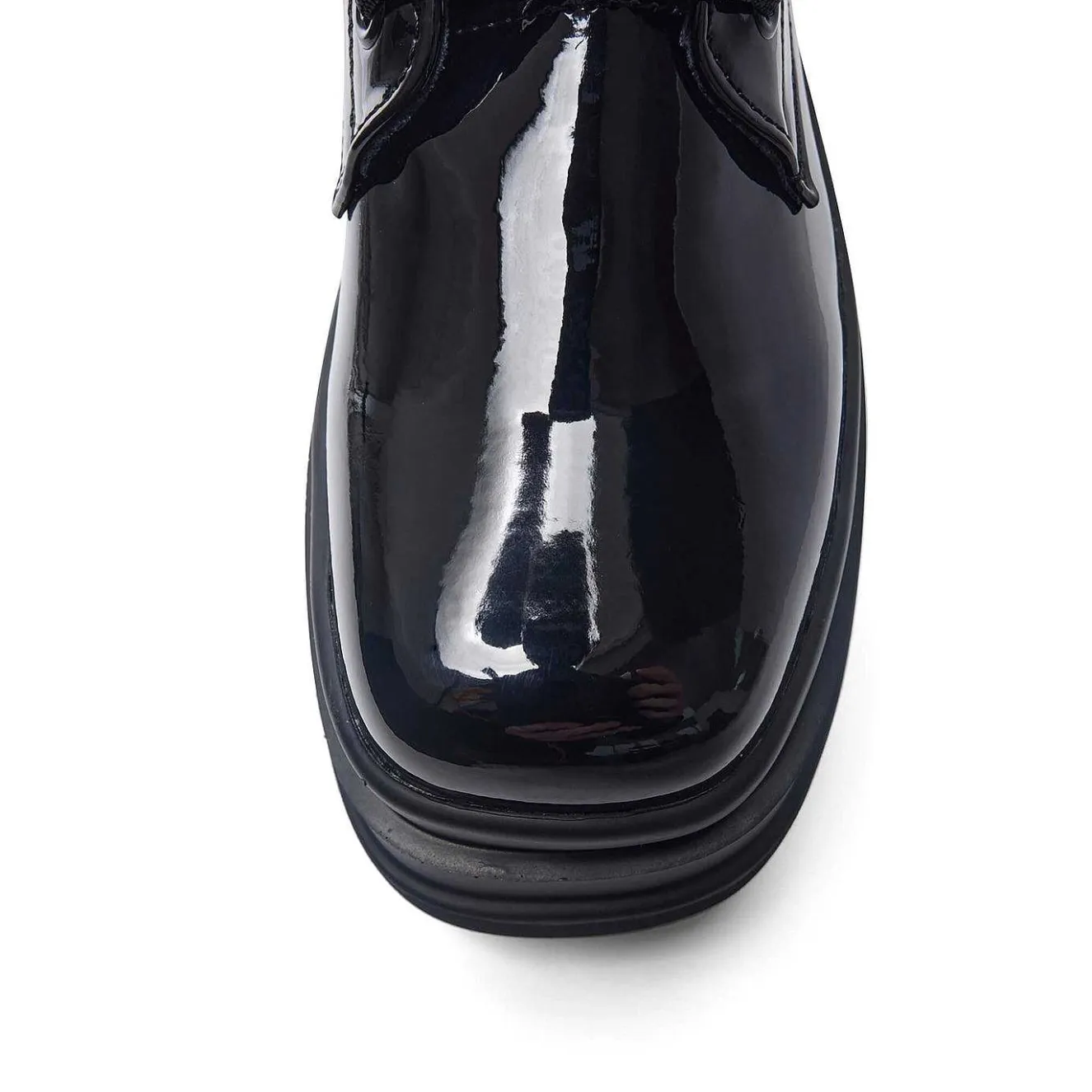 Deathwatch Trident Patent Platform Boots<KOI footwear Hot