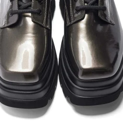Deathwatch Trident Platform Boots - Static Grey<KOI footwear Hot