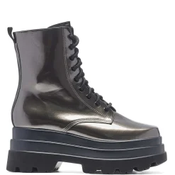 Deathwatch Trident Platform Boots - Static Grey<KOI footwear Hot