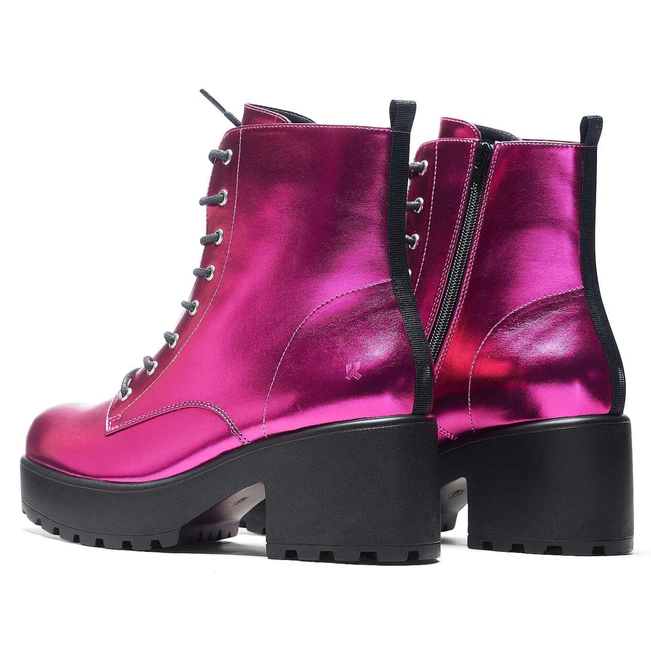 Fuschia Haze Military Platform Boots | Women'S Boots |<KOI footwear Outlet