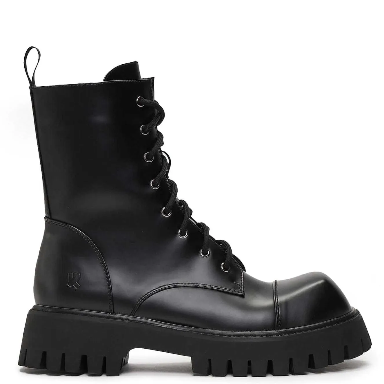Gimli Men'S Black Square Toe Lace Up Boots<KOI footwear Sale