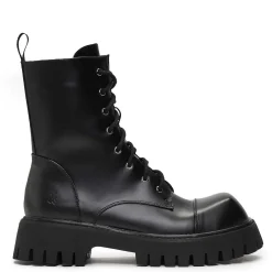 Gimli Men'S Black Square Toe Lace Up Boots<KOI footwear Outlet