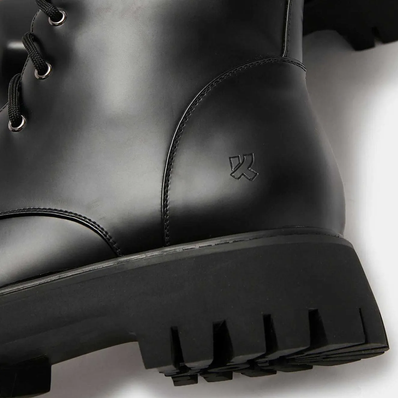 Gimli Men'S Black Square Toe Lace Up Boots<KOI footwear Outlet