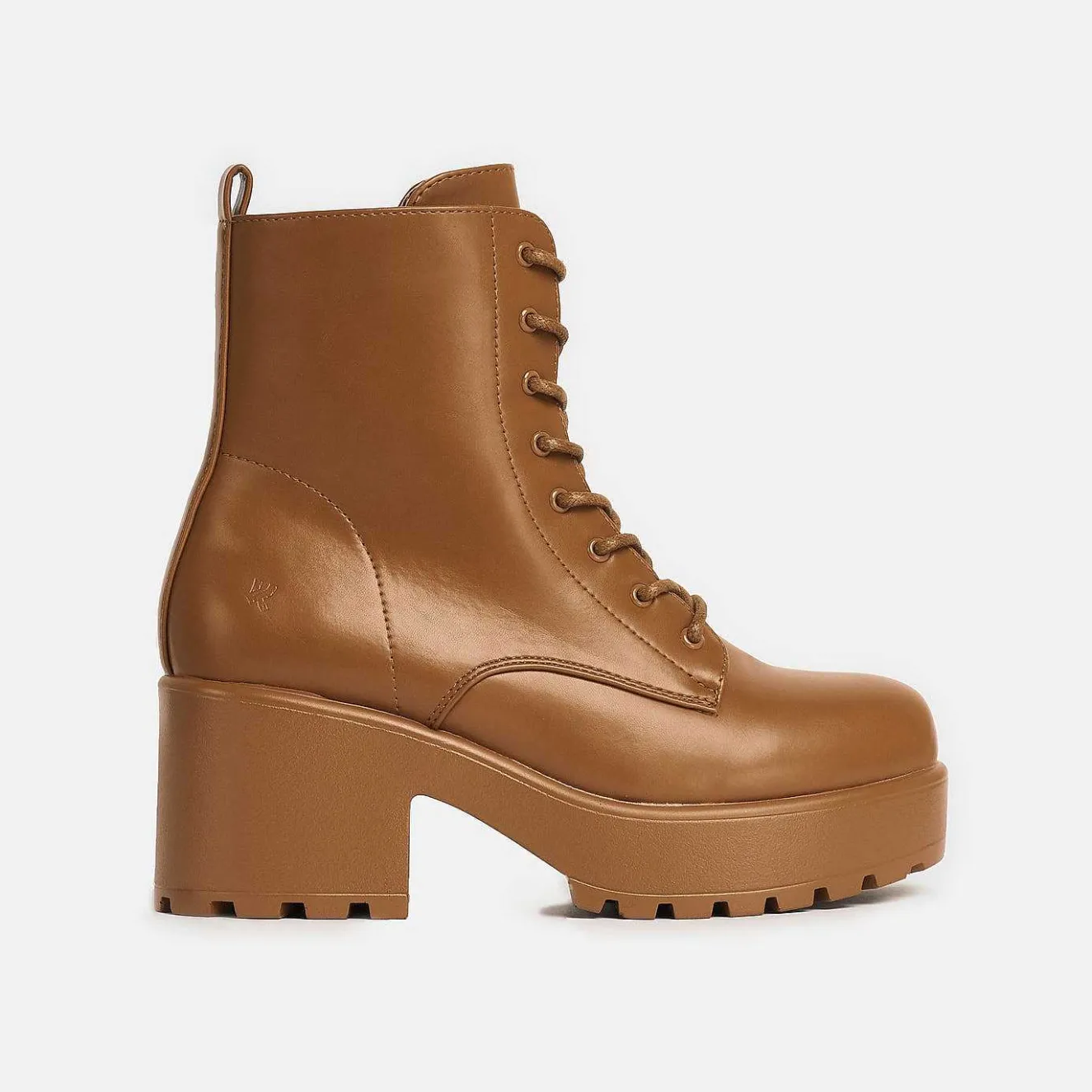 Gin Burnt Orange Platform Military Boots<KOI footwear Online