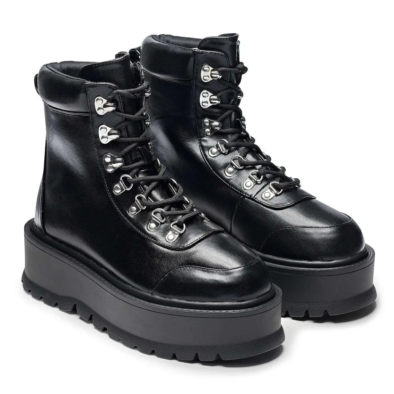 Hydra All Black Matrix Platform Boots<KOI footwear Hot