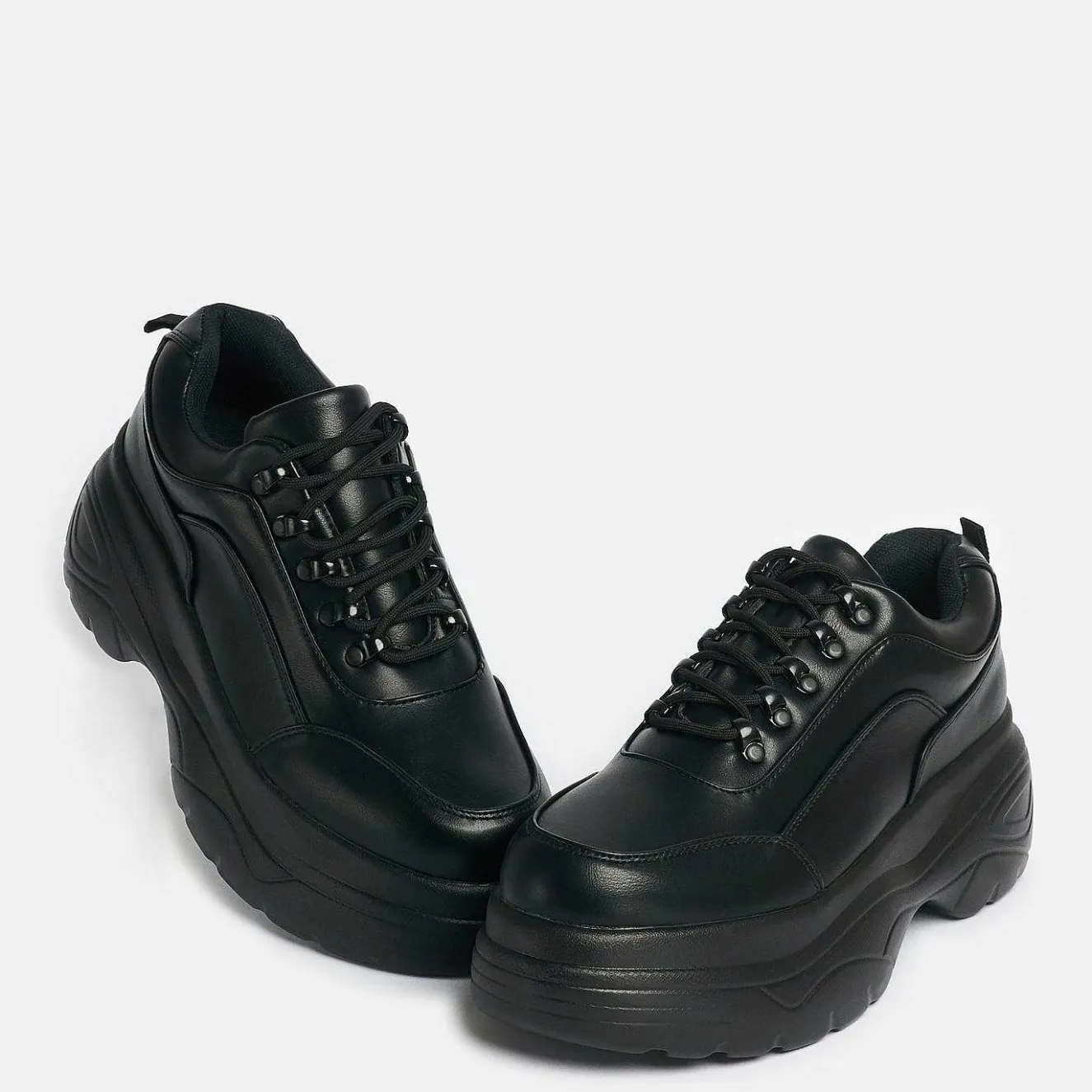 Jennie Striker Black Chunky Bubble Trainers<KOI footwear Online