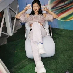 Jennie Striker White Chunky Bubble Trainers<KOI footwear