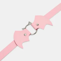Kawaii Baby Pink Bat Choker<KOI footwear Sale