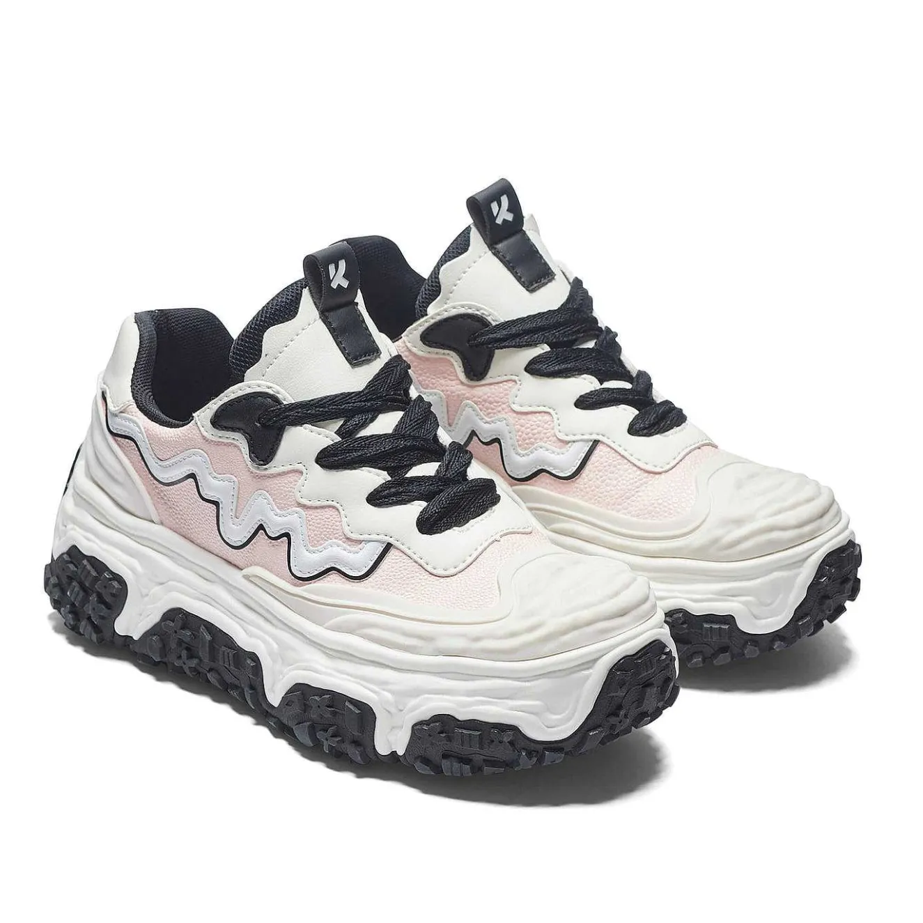 Layer Cake Chunky Trainers - White<KOI footwear Hot
