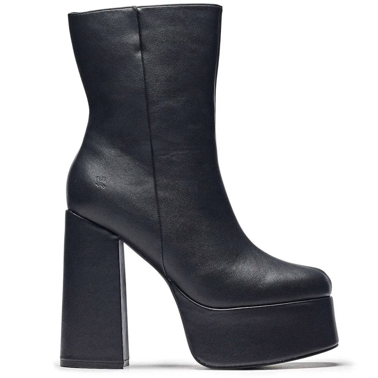 Lexus Black Platform Heeled Boots<KOI footwear New