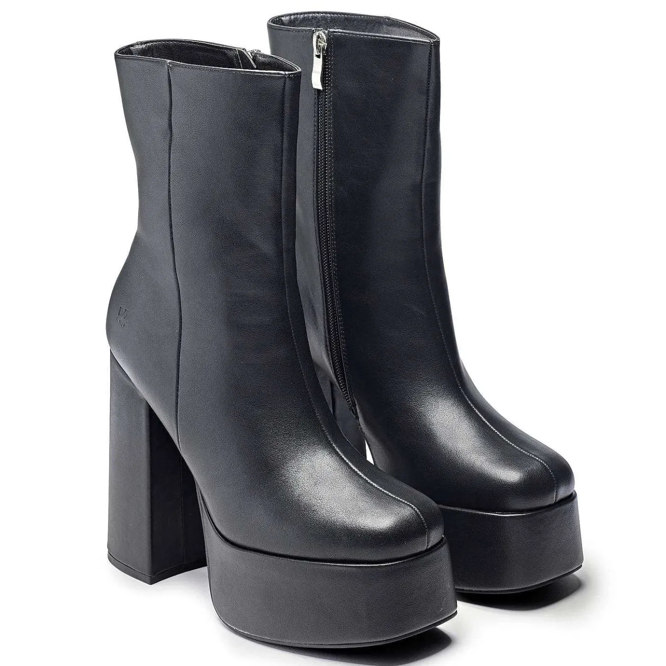Lexus Black Platform Heeled Boots<KOI footwear New