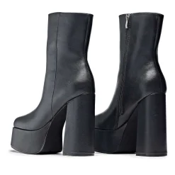 Lexus Black Platform Heeled Boots<KOI footwear New