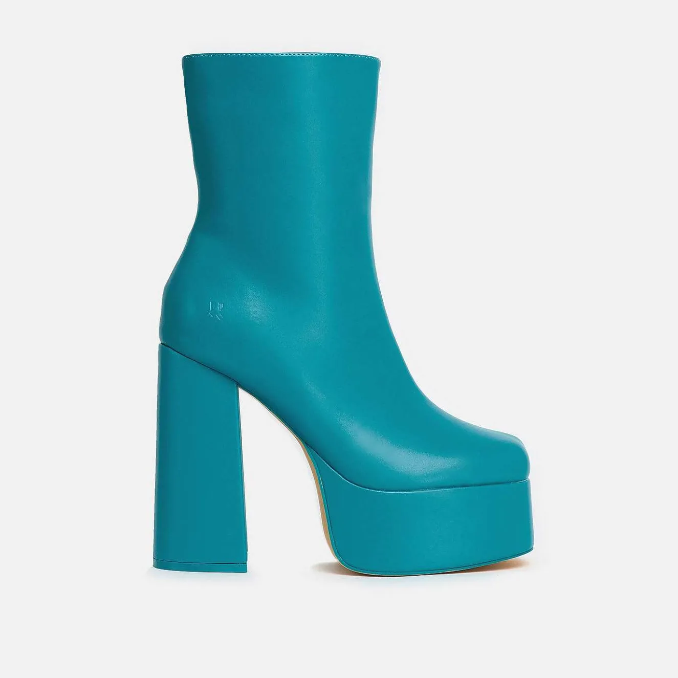 Lexus Steel Blue Platform Heeled Boots<KOI footwear Online
