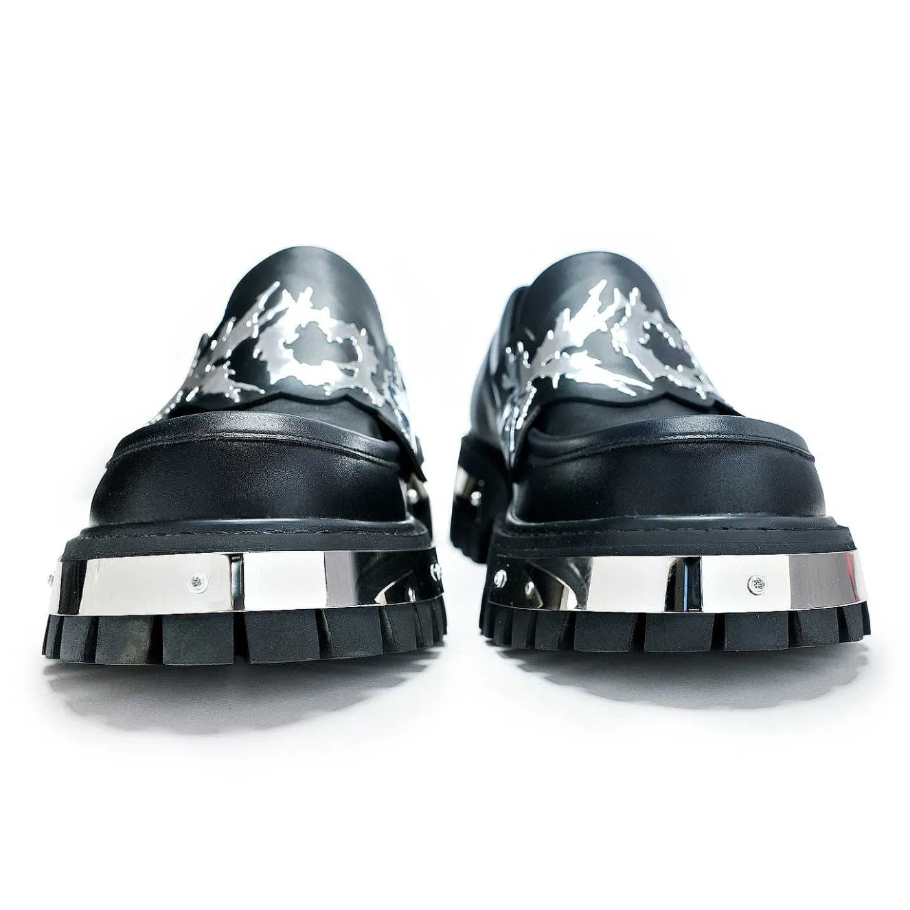 My Men'S Metal Loafers - Black |<KOI footwear Online