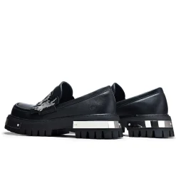 My Men'S Metal Loafers - Black |<KOI footwear Discount