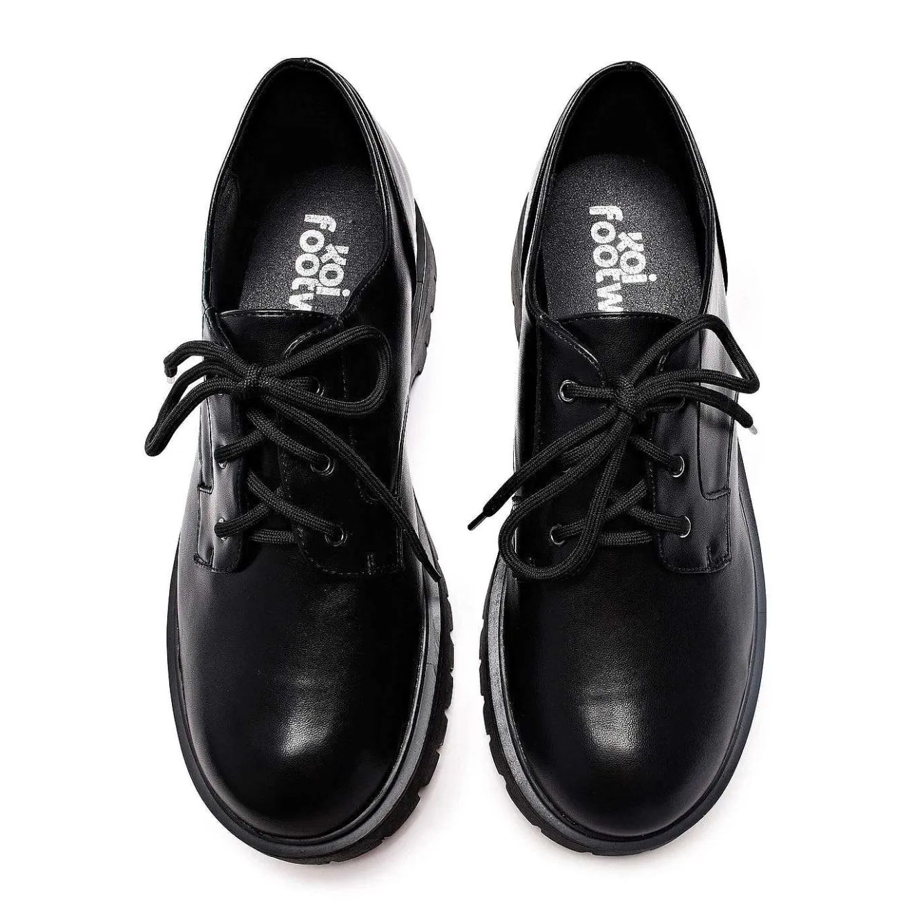 Pinemoon Men'S Black Lace Up Shoes<KOI footwear Hot