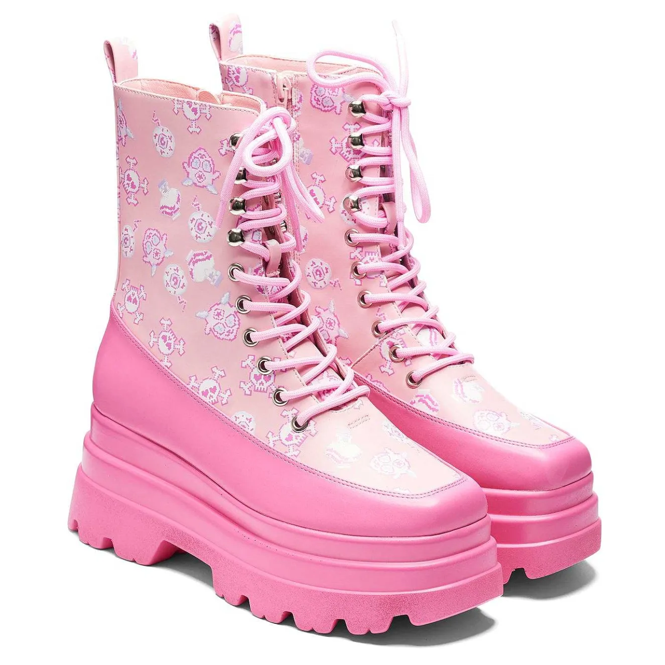 Pink Magic Yami Printed Trident Boots<KOI footwear Sale