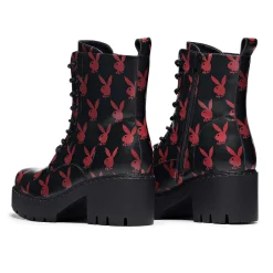 Playboy Reprise Red Switch Boots | Playboy X Koi Collection<KOI footwear New