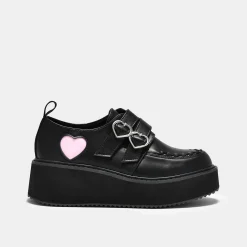 Pothos Pink Heart Wave Platform Shoes<KOI footwear Outlet