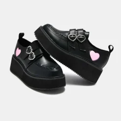 Pothos Pink Heart Wave Platform Shoes<KOI footwear Outlet